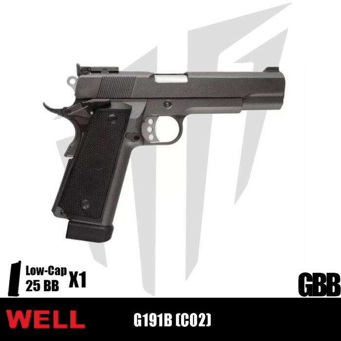 WELL G191B (CO2) Airsoft Tabanca - Gri