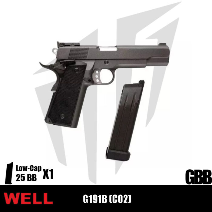 WELL G191B (CO2) Airsoft Tabanca - Gri
