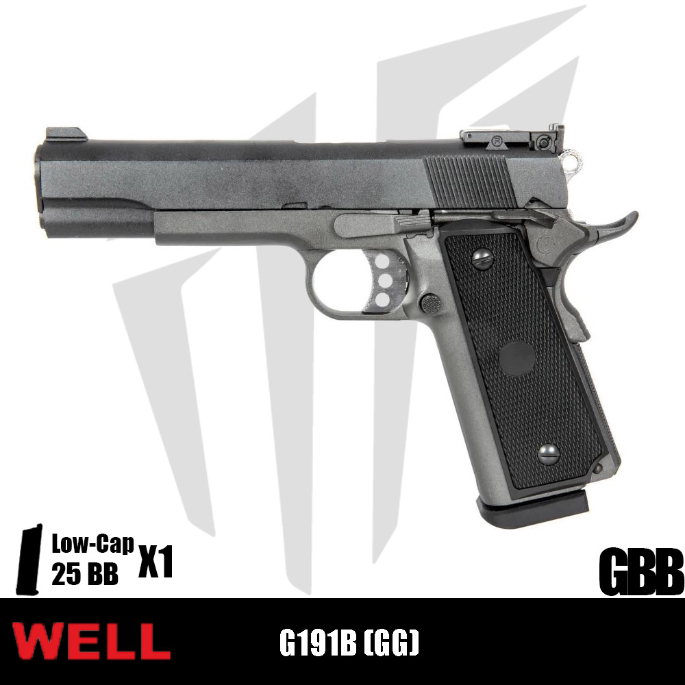 WELL G191B (GG) Airsoft Tabanca - Gri