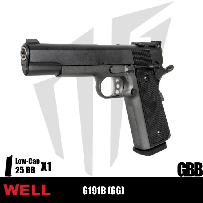 WELL G191B (GG) Airsoft Tabanca - Gri