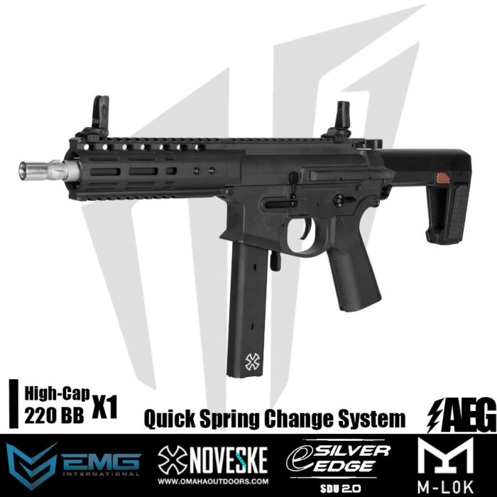 EMG Noveske Space Invader 9mm PCC Airsoft Tüfeği – Siyah