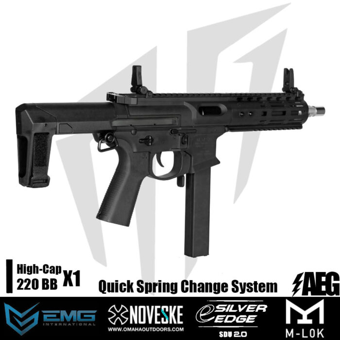 EMG Noveske Space Invader 9mm PCC Airsoft Tüfeği – Siyah