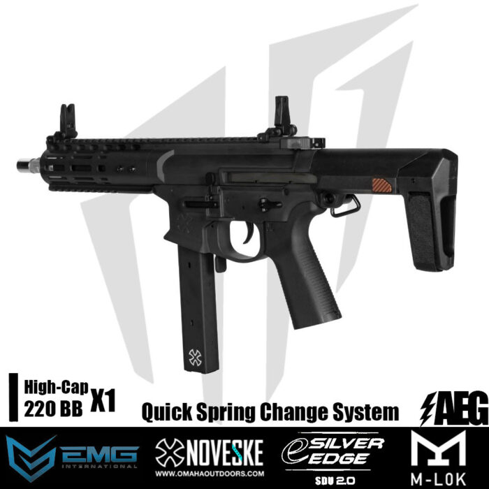 EMG Noveske Space Invader 9mm PCC Airsoft Tüfeği – Siyah