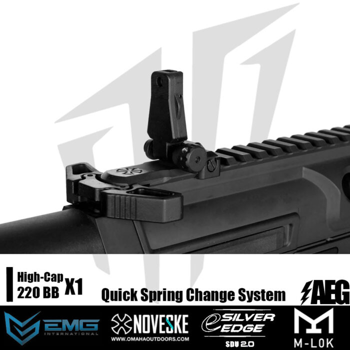 EMG Noveske Space Invader 9mm PCC Airsoft Tüfeği – Siyah