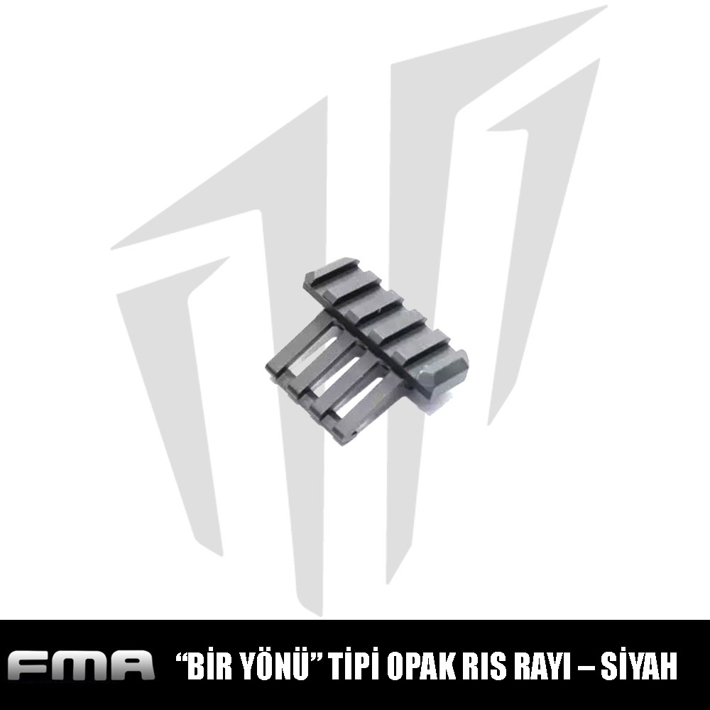 FMA “Bir Yönü” Tipi Opak RIS Rayı – Siyah
