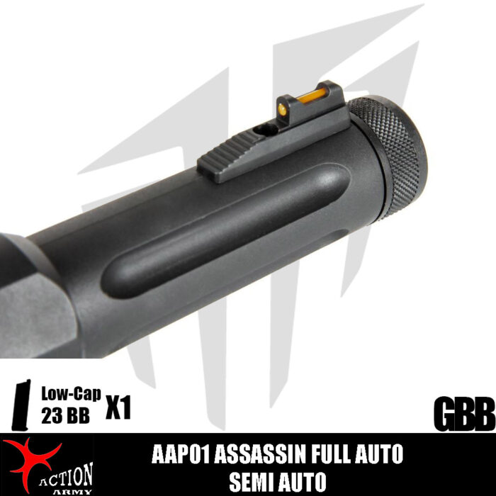 AAP01 Assassin Tam Otomatik / Yarı Otomatik Airsoft Tabanca - Siyah