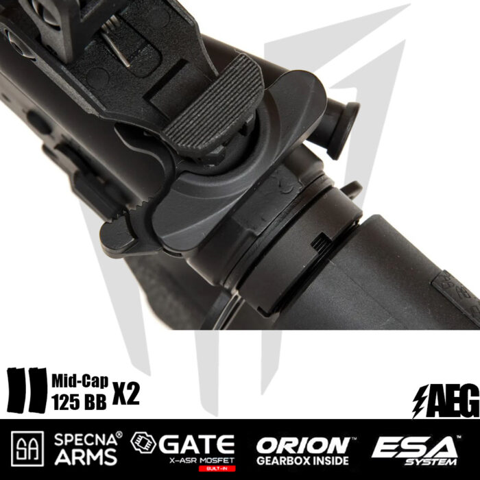 Specna Arms SA-E05 EDGE™ Airsoft Tüfeği – Light Ops Stock – Siyah