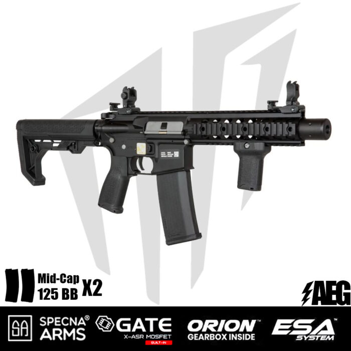 Specna Arms SA-E05 EDGE™ Airsoft Tüfeği – Light Ops Stock – Siyah