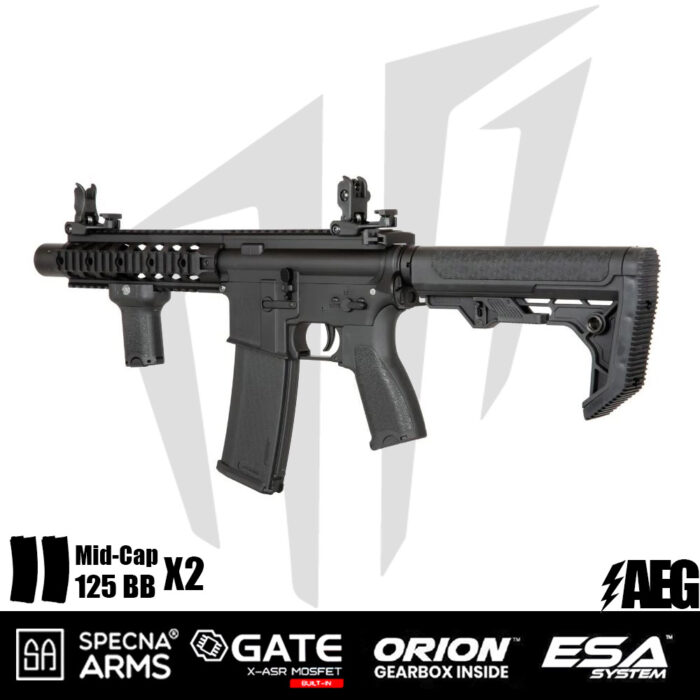 Specna Arms SA-E05 EDGE™ Airsoft Tüfeği – Light Ops Stock – Siyah