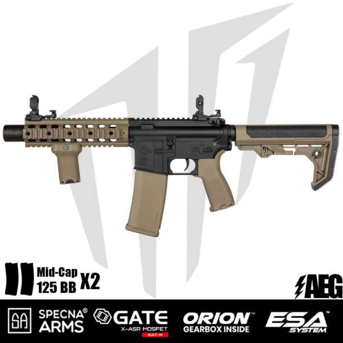 Specna Arms SA-E05 EDGE™ Airsoft Tüfeği – Light Ops Stock – Half-Tan