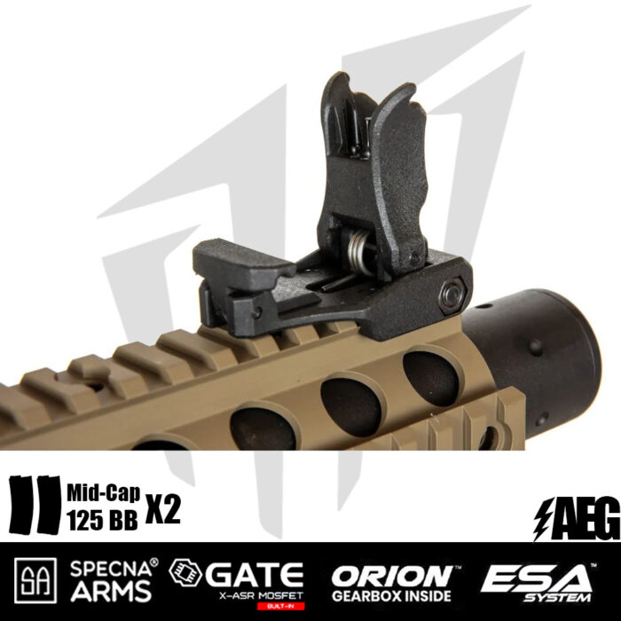 Specna Arms SA-E05 EDGE™ Airsoft Tüfeği – Light Ops Stock – Half-Tan
