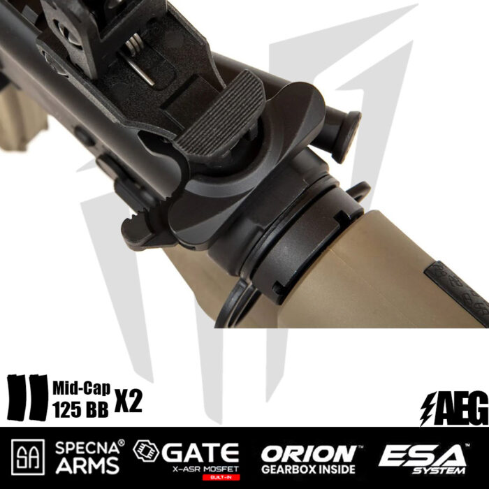 Specna Arms SA-E05 EDGE™ Airsoft Tüfeği – Light Ops Stock – Half-Tan