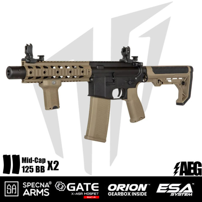 Specna Arms SA-E05 EDGE™ Airsoft Tüfeği – Light Ops Stock – Half-Tan