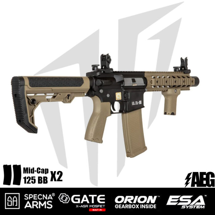 Specna Arms SA-E05 EDGE™ Airsoft Tüfeği – Light Ops Stock – Half-Tan