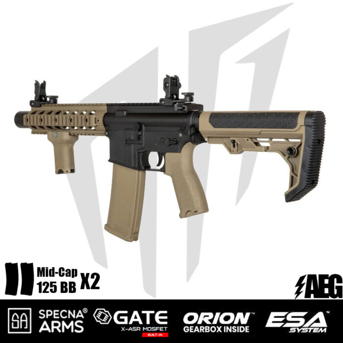 Specna Arms SA-E05 EDGE™ Airsoft Tüfeği – Light Ops Stock – Half-Tan