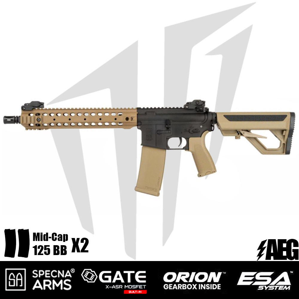 Specna Arms SA-E06-H EDGE™ Heavy Ops Dipçik Airsoft Tüfeği – Half-Tan