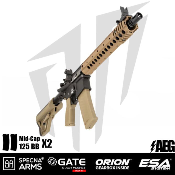 Specna Arms SA-E06-H EDGE™ Heavy Ops Dipçik Airsoft Tüfeği – Half-Tan