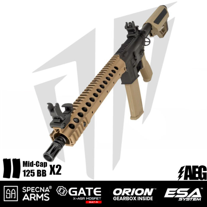 Specna Arms SA-E06-H EDGE™ Heavy Ops Dipçik Airsoft Tüfeği – Half-Tan