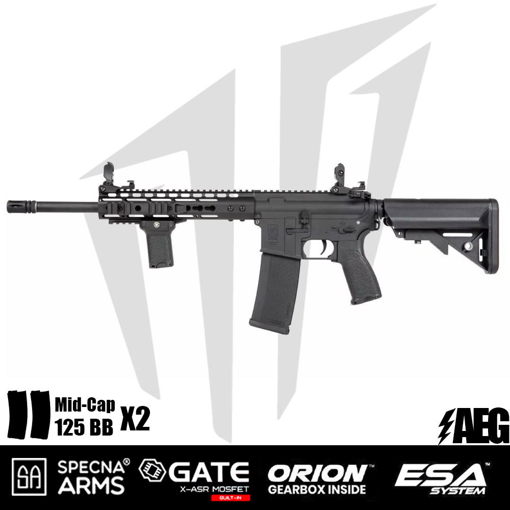 Specna Arms SA-E09-RH EDGE 2.0™ Airsoft Tüfeği Heavy Ops Stock – Siyah