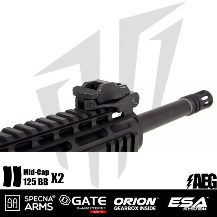 Specna Arms SA-E09-RH EDGE 2.0™ Airsoft Tüfeği Heavy Ops Stock – Siyah