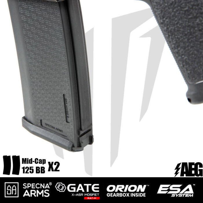 Specna Arms SA-E09-RH EDGE 2.0™ Airsoft Tüfeği Heavy Ops Stock – Siyah