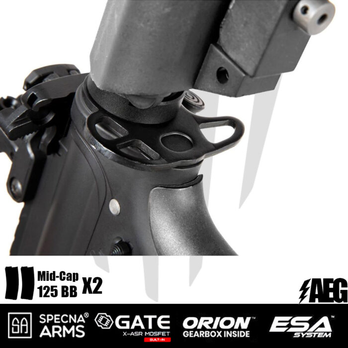 Specna Arms SA-E09-RH EDGE 2.0™ Airsoft Tüfeği Heavy Ops Stock – Siyah