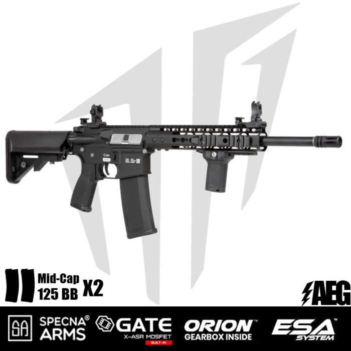 Specna Arms SA-E09-RH EDGE 2.0™ Airsoft Tüfeği Heavy Ops Stock – Siyah