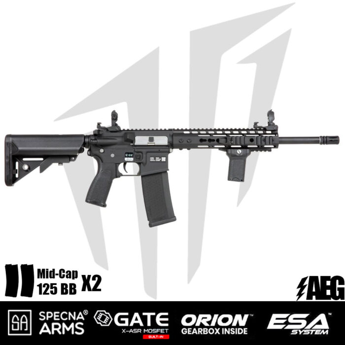 Specna Arms SA-E09-RH EDGE 2.0™ Airsoft Tüfeği Heavy Ops Stock – Siyah