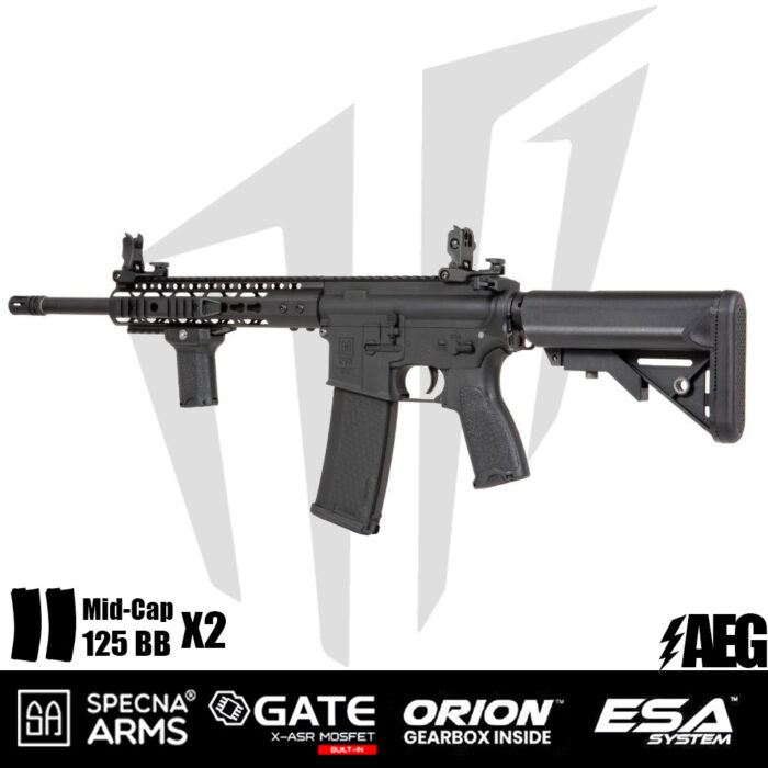 Specna Arms SA-E09-RH EDGE 2.0™ Airsoft Tüfeği Heavy Ops Stock – Siyah