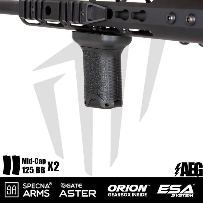 Specna Arms SA-E09-RH EDGE 2.0™ Airsoft Tüfeği Heavy Ops Stock – Siyah