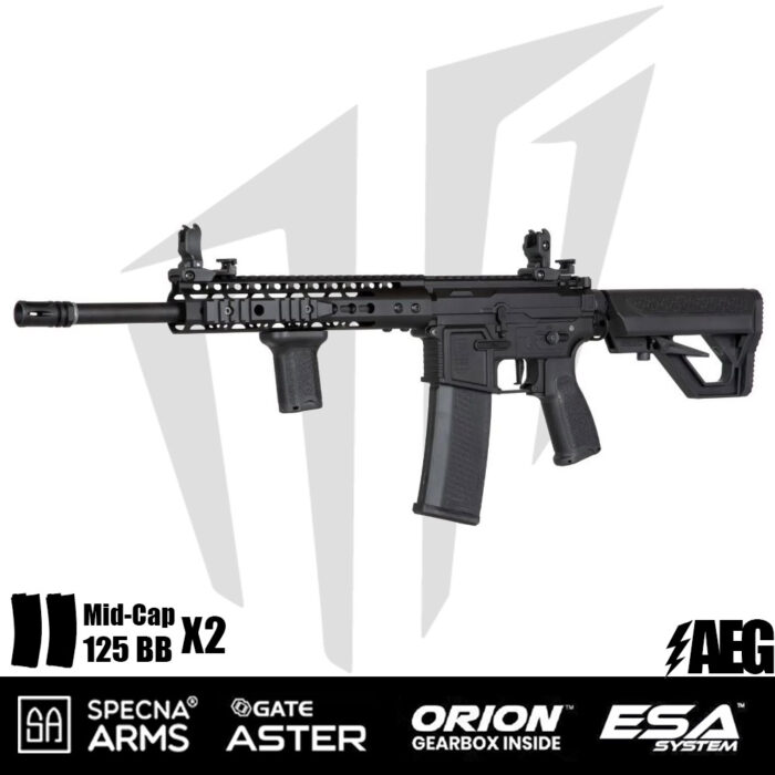 Specna Arms SA-E09-RH EDGE 2.0™ Airsoft Tüfeği Heavy Ops Stock – Siyah