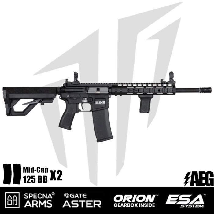 Specna Arms SA-E09-RH EDGE 2.0™ Airsoft Tüfeği Heavy Ops Stock – Siyah