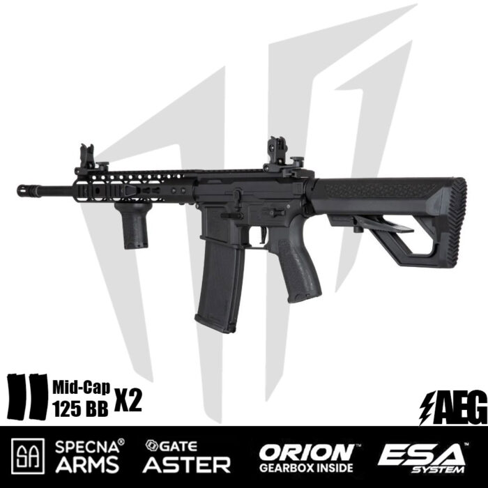 Specna Arms SA-E09-RH EDGE 2.0™ Airsoft Tüfeği Heavy Ops Stock – Siyah