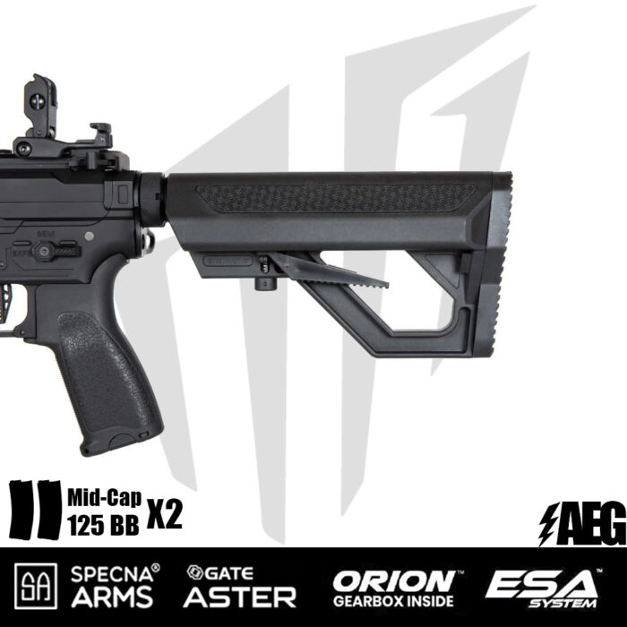 Specna Arms SA-E09-RH EDGE 2.0™ Airsoft Tüfeği Heavy Ops Stock – Siyah