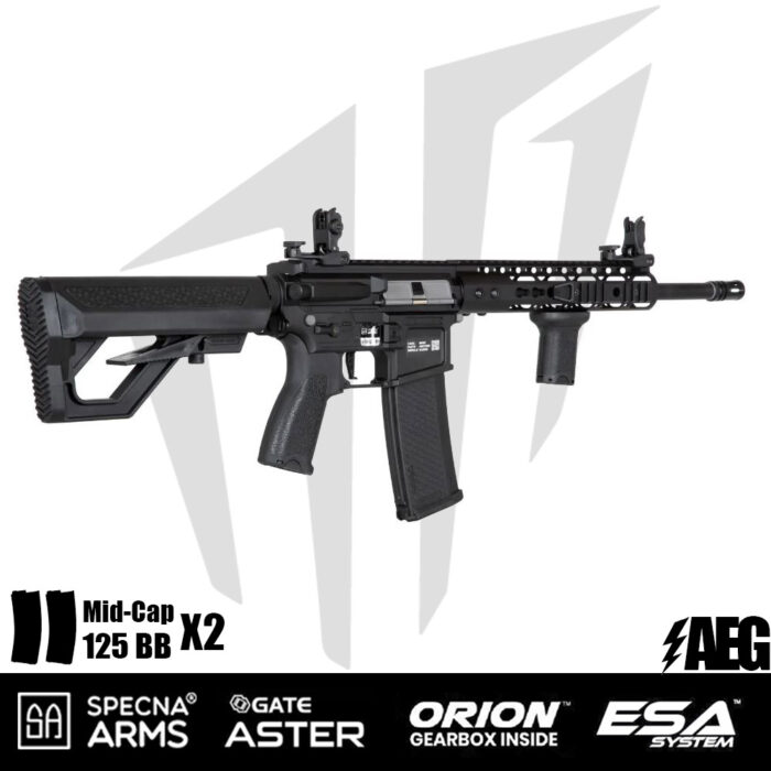 Specna Arms SA-E09-RH EDGE 2.0™ Airsoft Tüfeği Heavy Ops Stock – Siyah