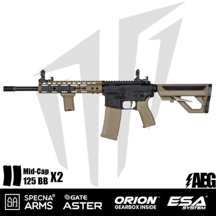 Specna Arms SA-E09-RH EDGE 2.0™ Airsoft Tüfeği Heavy Ops Stock – Half Tan