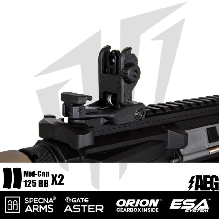 Specna Arms SA-E09-RH EDGE 2.0™ Airsoft Tüfeği Heavy Ops Stock – Half Tan