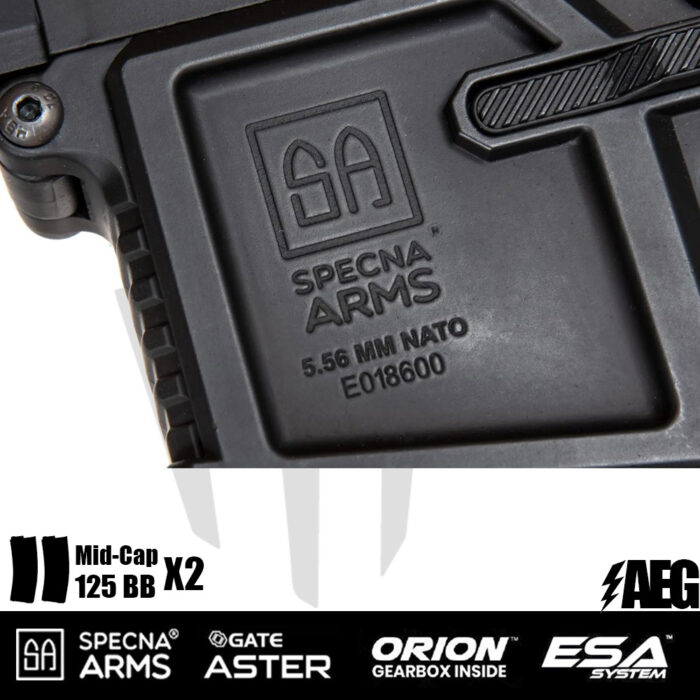 Specna Arms SA-E09-RH EDGE 2.0™ Airsoft Tüfeği Heavy Ops Stock – Half Tan