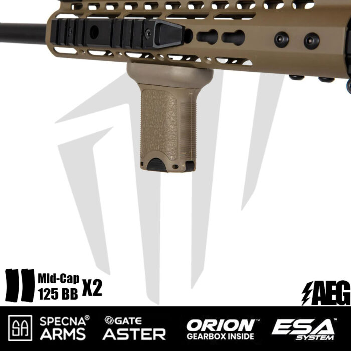 Specna Arms SA-E09-RH EDGE 2.0™ Airsoft Tüfeği Heavy Ops Stock – Half Tan