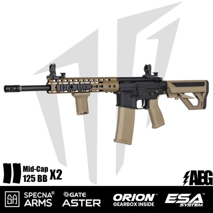Specna Arms SA-E09-RH EDGE 2.0™ Airsoft Tüfeği Heavy Ops Stock – Half Tan
