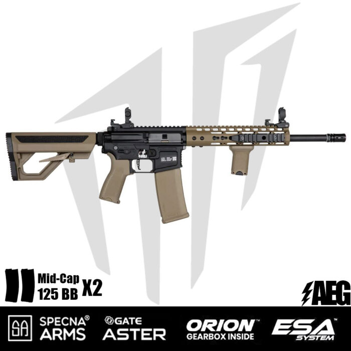 Specna Arms SA-E09-RH EDGE 2.0™ Airsoft Tüfeği Heavy Ops Stock – Half Tan