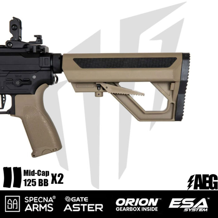 Specna Arms SA-E09-RH EDGE 2.0™ Airsoft Tüfeği Heavy Ops Stock – Half Tan