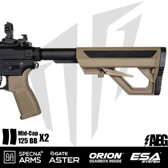 Specna Arms SA-E09-RH EDGE 2.0™ Airsoft Tüfeği Heavy Ops Stock – Half Tan