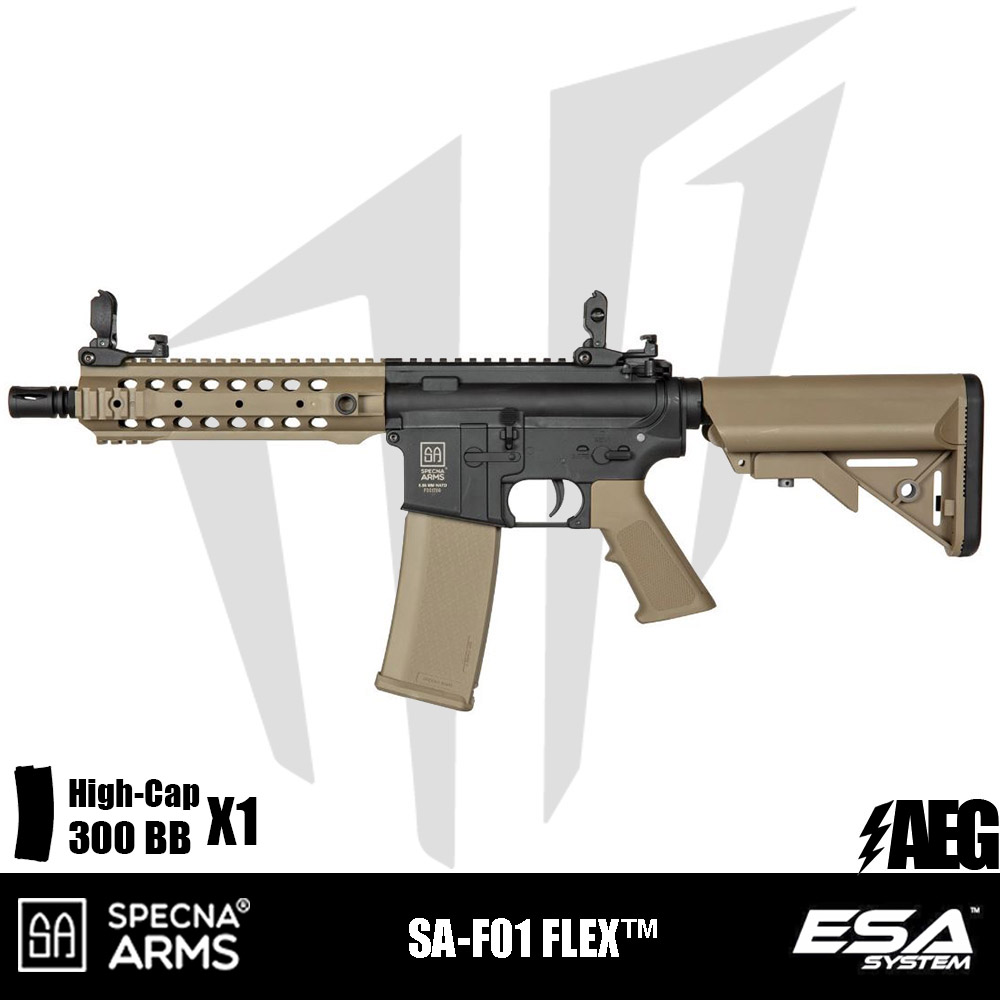 Specna Arms SA-F01 FLEX™ Airsoft Tüfeği – Half-Tan