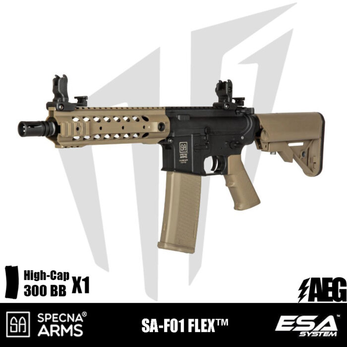 Specna Arms SA-F01 FLEX™ Airsoft Tüfeği – Half-Tan