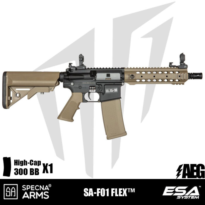 Specna Arms SA-F01 FLEX™ Airsoft Tüfeği – Half-Tan