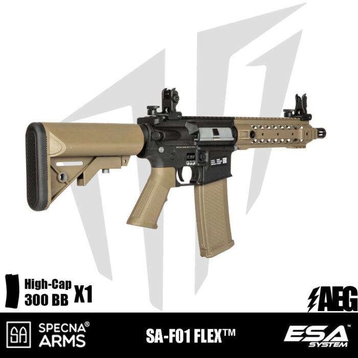 Specna Arms SA-F01 FLEX™ Airsoft Tüfeği – Half-Tan