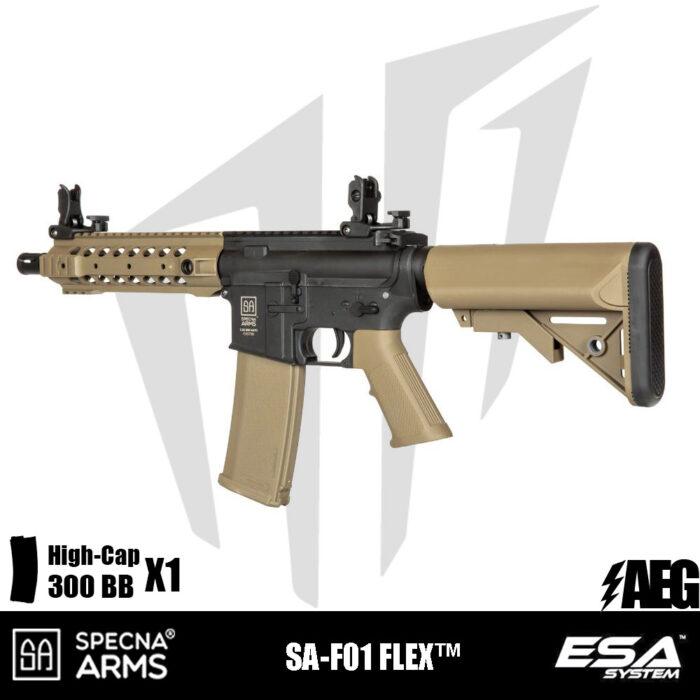 Specna Arms SA-F01 FLEX™ Airsoft Tüfeği – Half-Tan