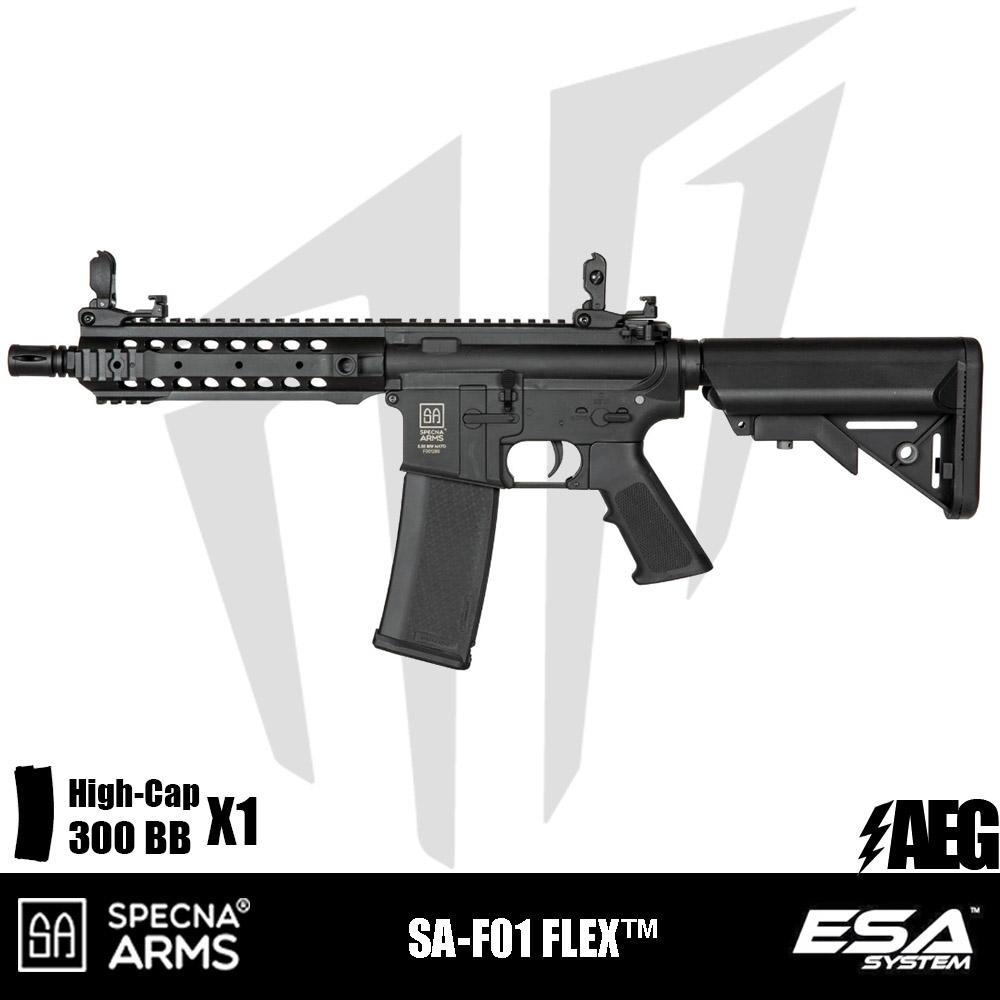 Specna Arms SA-F01 FLEX™ Airsoft Tüfeği – Siyah