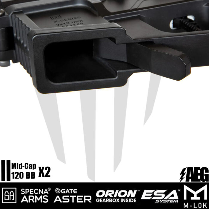 Specna Arms SA-X01 EDGE 2.0 SMG Airsoft Tüteği – Siyah